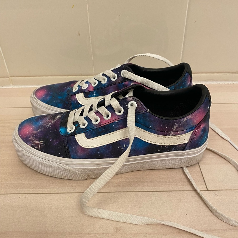 Vans Purple Blue Sneakers Skate Style